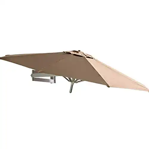 Sonnenschirm zur Wandmontage von Aassdoo für Terrasse und Balkon