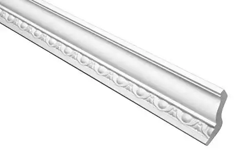 Stuckleiste Marbet Design B-08 weiß aus Styropor für Decken