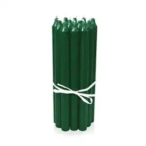 Stabkerzen Lumely, dänische Premiumqualität, 12er Pack, grün, 29 cm