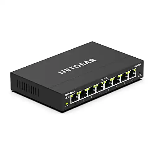 Netgear GS308E Managed 8-Port Gigabit Switch