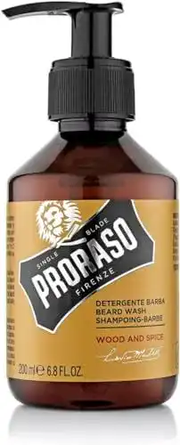 Bartshampoo Proraso Beard Wash Wood & Spice 200ml – Pflege für den Bart