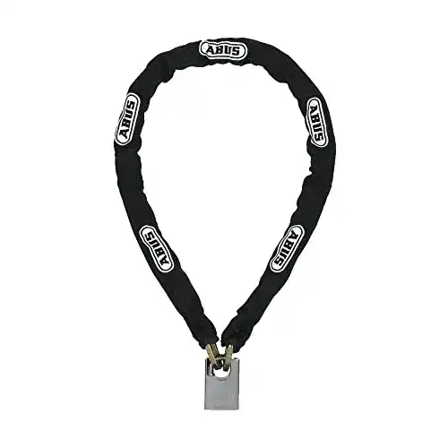 ABUS Motorradschloss Platinum 34 CS/55 mit 10 mm Vierkantkette und Vorhängeschloss