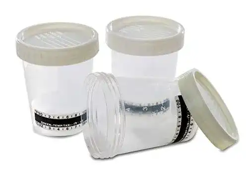 Urinbecher Healway steriler Probenbecher mit Schraubverschluss