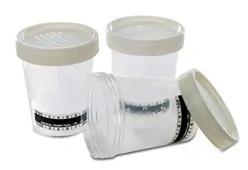 Urinbecher Healway steriler Probenbecher mit Schraubverschluss