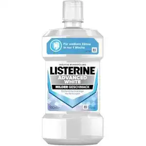 Listerine Mundspülung Advanced White milder Geschmack 500 ml