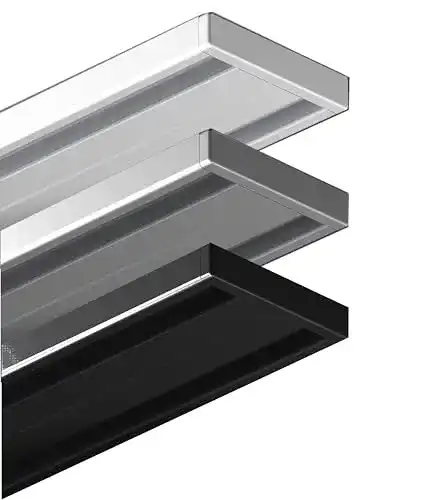 Gardinenschiene Garduna 300 cm in Weiß aus Aluminium