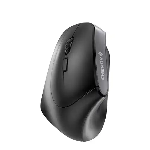 Ergonomische Maus für Linkshänder Cherry MW 4500 Left, kabellos