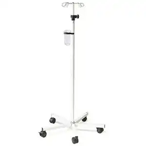 Infusionsständer Megro in Weiß Stabil und Funktional für die Medizinische Anwendung