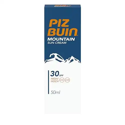 Piz Buin Mountain Sun Cream – Sonnencreme für Wintersport und Wanderungen
