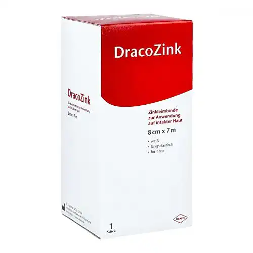 Zinkleimverband Dr. Ausbüttel Zinkleimbinde Dracozink 8 cm x 7 m
