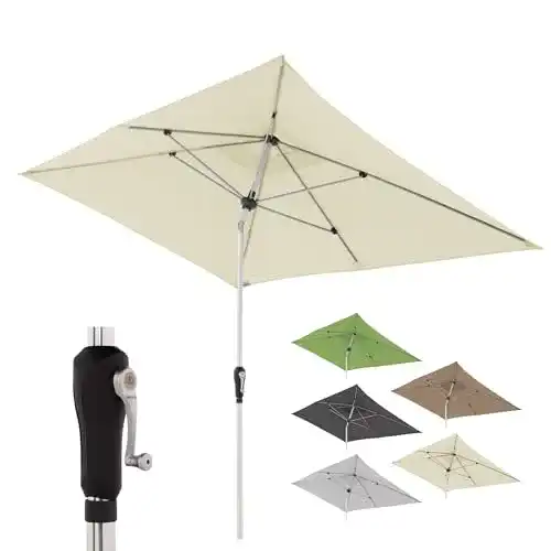 Doppler Sonnenschirm SL-AZ Auto für Garten und Balkon 190×290 cm