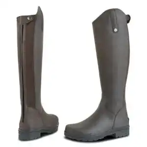 Lederreitstiefel Busse Norwich mit Schurwolle-Futter in Braun