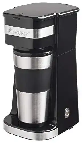 Bestron Filterkaffeemaschine mit Isolierbecher für unterwegs