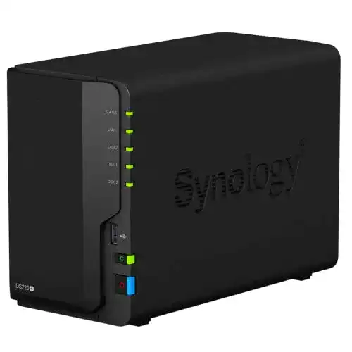 Synology DS220+ 12TB 2 Bay Desktop NAS mit 12 TB Speicher