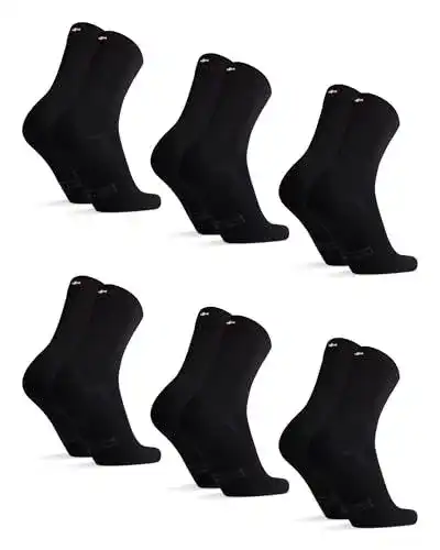 Danish Endurance Socken 6 Paar Baumwollsocken für EU Schuhgröße 39-42