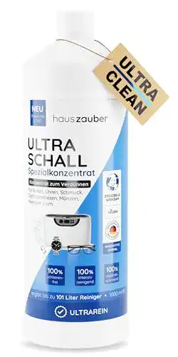 Ultraschallreiniger-Flüssigkeit hauszauber für Ultraschallgeräte 1000 ml