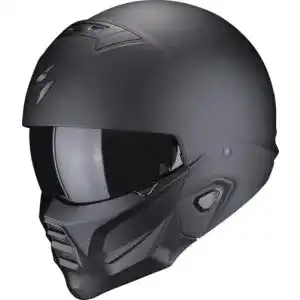 Scorpion EXO-COMBAT II Solid XL Motorradhelm in Schwarz