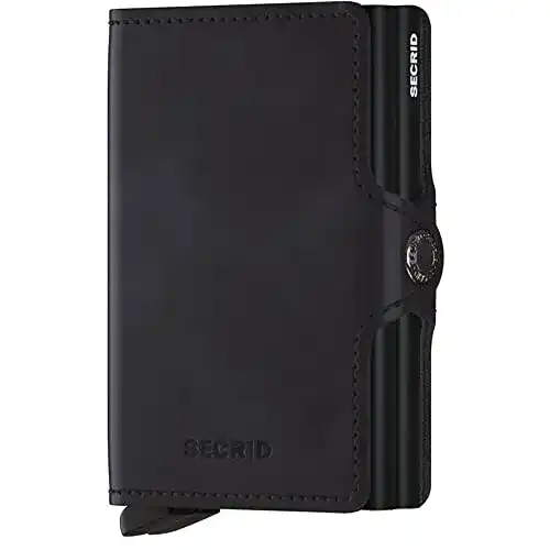 Secrid Cardprotector to-Black RFID-Kartenetui für Unisex