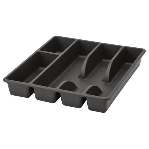Besteckkasten von Ikea Smäcker in Grau, 31 x 26 x 4 cm