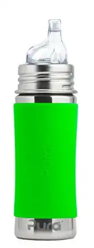 Pura Kiki Edelstahl Trinklernflasche für Kleinkinder 325 ml