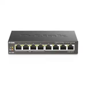 D-Link DGS-1008P Netzwerk-Switch mit 8 Ports und PoE