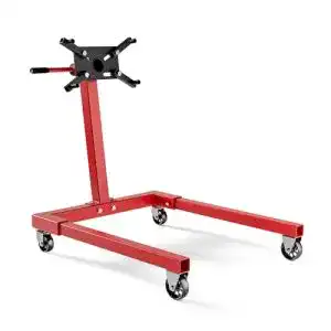 Motorständer Wiltec 570 kg aus lackiertem Stahl mit Rollen