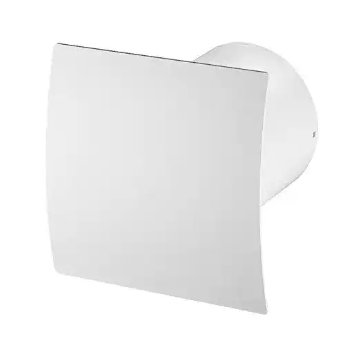 Badlüfter Awenta Super Leise mit weißer Front und Wand-Ventilator