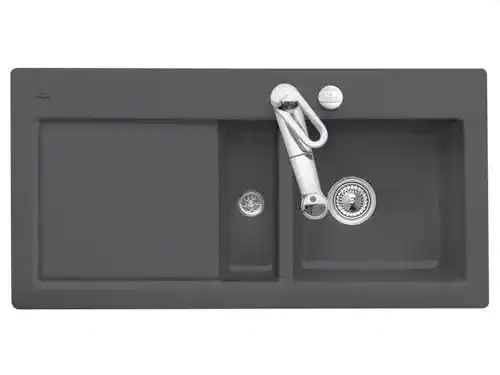 Keramikspüle Villeroy & Boch Subway 60 in Graphit – Modell 6712 02 i4