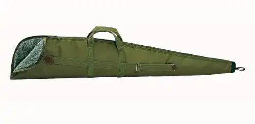 Gewehrfutteral Akah Webpelzfutteral 128 cm in Grün, Hartes Waffencase