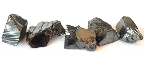 Edel-Schungit mit Boviswert, 2-5 Steine aus Karelien, 20g