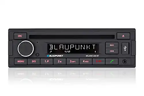 Blaupunkt Milano 200 BT Autoradio, Schwarz, 1-DIN