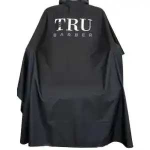 Friseurumhang Tru Barber XXL mit Silikonkragen aus 100% Polyester