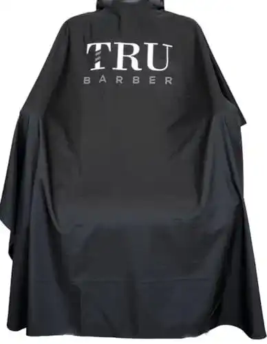 Friseurumhang Tru Barber XXL mit Silikonkragen aus 100% Polyester