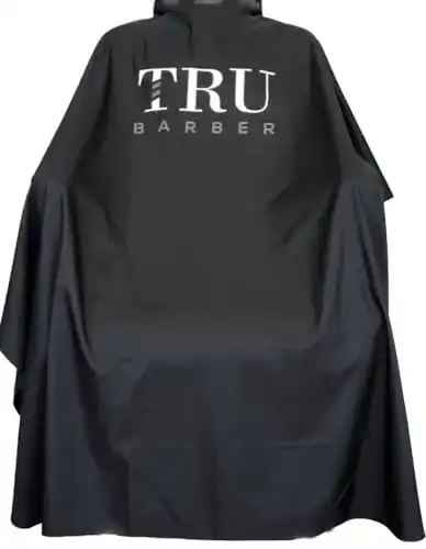 Friseurumhang Tru Barber XXL mit Silikonkragen aus 100% Polyester