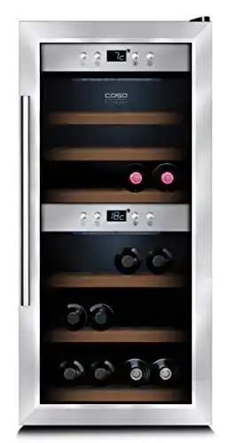 Weinkühlschrank Caso WineComfort 24 mit 2 Zonen