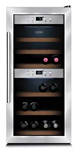 Weinkühlschrank Caso WineComfort 24 mit 2 Zonen