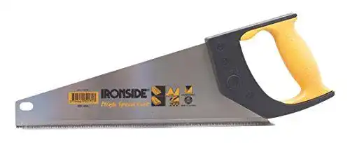 Ironside Handsäge 350 mm mit gehärtetem Sägeblatt und Komfort-Griff