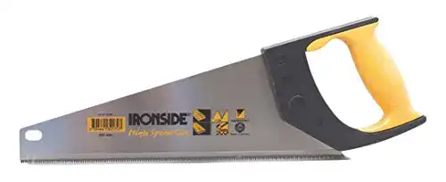 Ironside Handsäge 350 mm mit gehärtetem Sägeblatt und Komfort-Griff