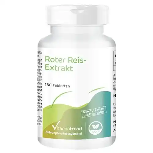 Roter Reis Kapseln – Roter Reis Extrakt Tabletten mit Monacolin K