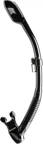 Cressi Dry Schnorchel in Schwarz für Tauchen und Schnorcheln
