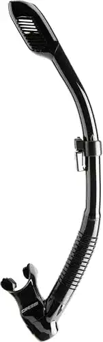 Cressi Dry Schnorchel in Schwarz für Tauchen und Schnorcheln
