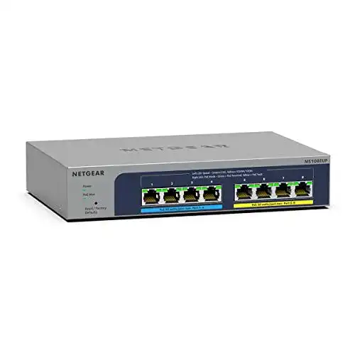 Managed Switch Netgear MS108EUP 8-Port 2.5 Gbit Switch