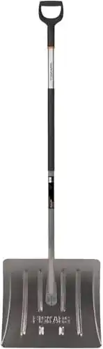 Alu Schneeschieber Fiskars Schneeräumer mit 44 cm Blattbreite