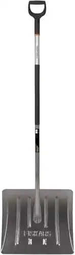 Alu Schneeschieber Fiskars Schneeräumer mit 44 cm Blattbreite