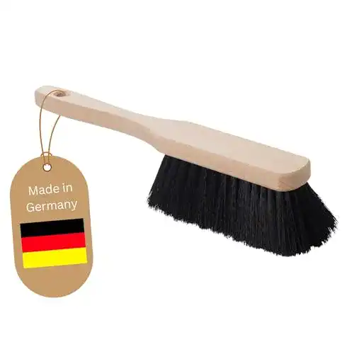 Handfeger Novaliv mit Kunstborsten und Holzgriff