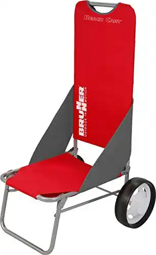 Strandwagen Brunner Beach Cart Red – Mehrzweckwagen für Strand und Freizeit