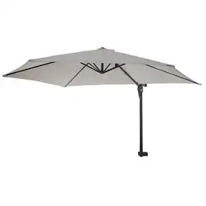 Sonnenschirm Wandmontage Mendler Casoria-AM Ampelschirm 3m