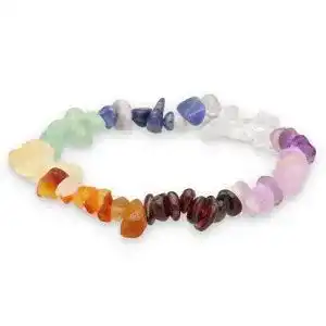 Chakra-Armband Lebensquelle Plus Splitterarmband aus Edelsteinen