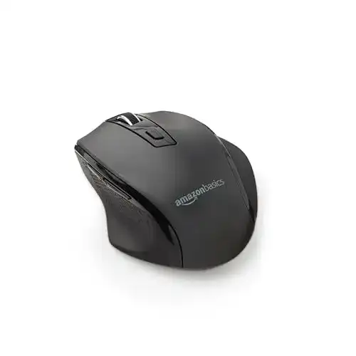 Ergonomische kabellose Maus von Amazon Basics mit einstellbarer DPI