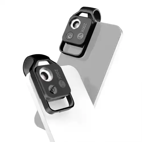 Handy-Mikroskop Camolo 200X USB Mikroskop mit HD-Funktion und LED-Beleuchtung